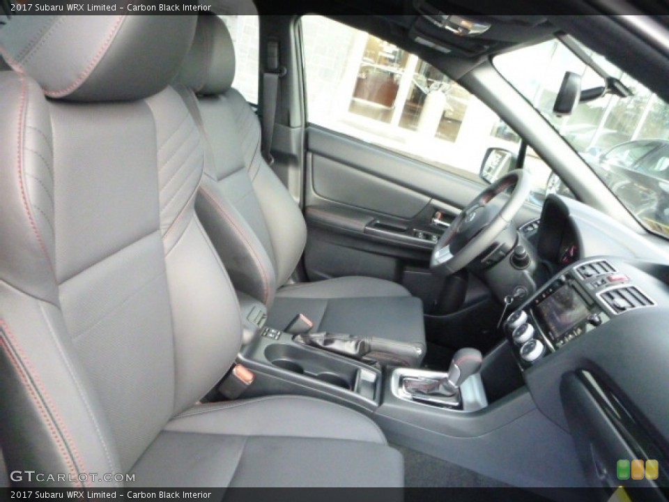 Carbon Black Interior Photo for the 2017 Subaru WRX Limited #113878909