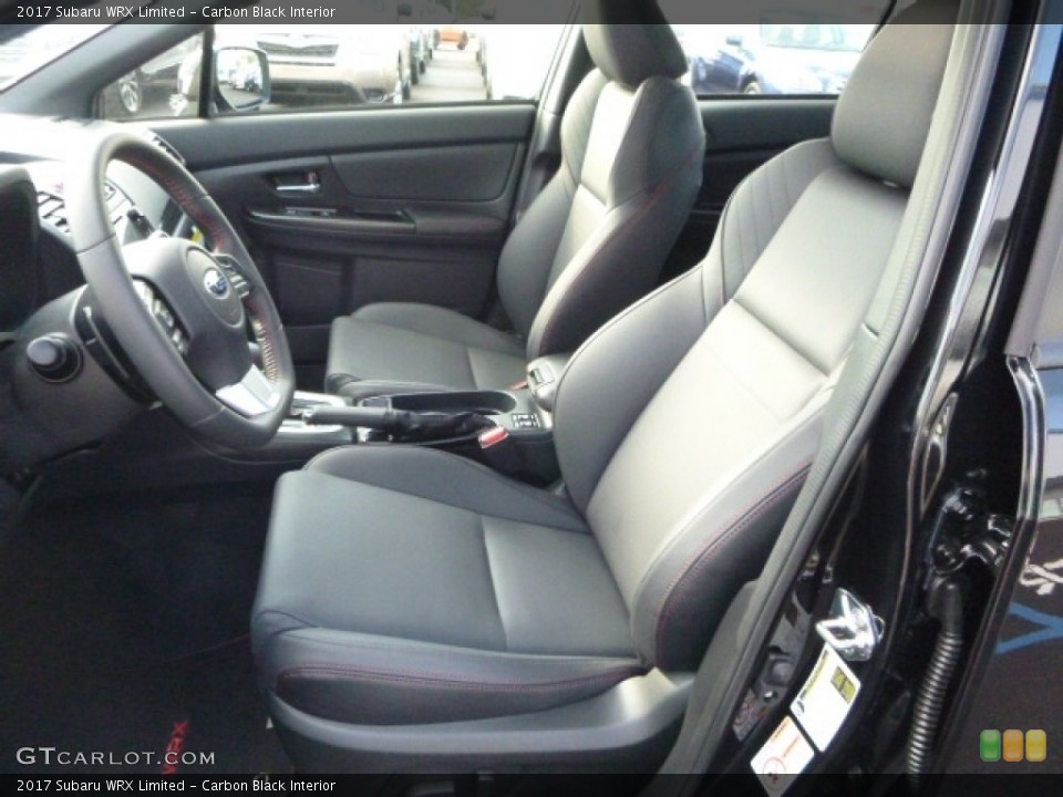 Carbon Black Interior Front Seat for the 2017 Subaru WRX Limited #113879140