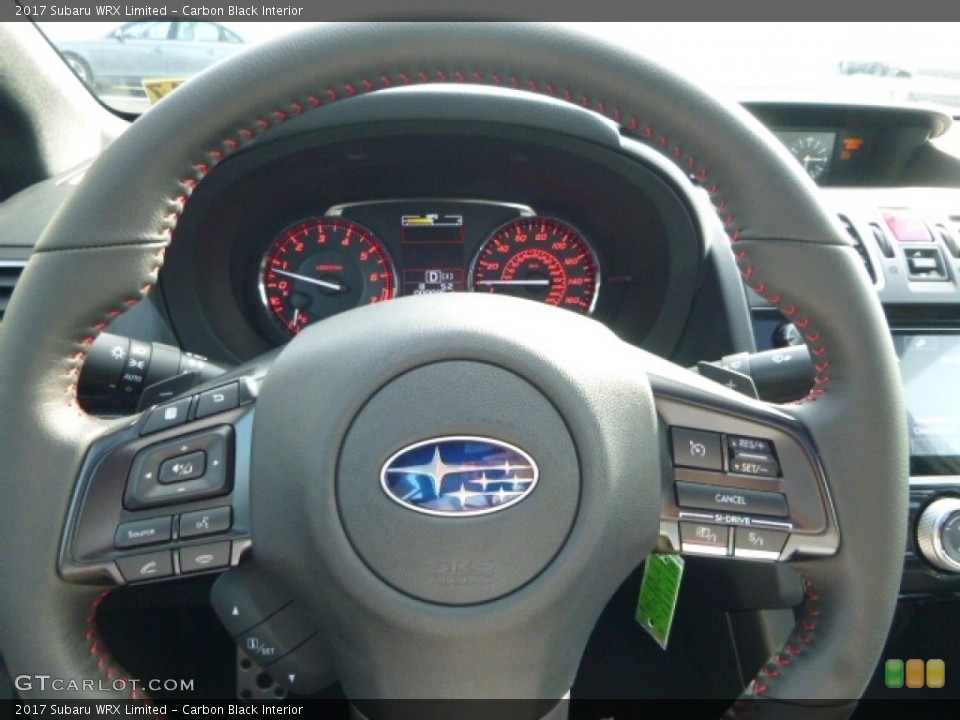 Carbon Black Interior Steering Wheel for the 2017 Subaru WRX Limited #113879263
