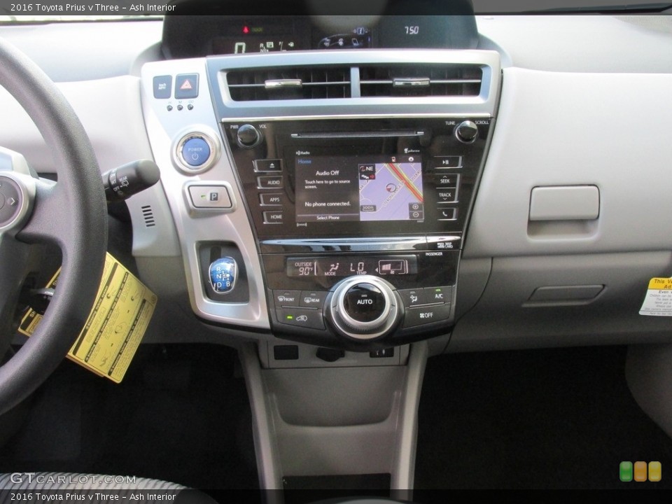 Ash Interior Controls for the 2016 Toyota Prius v Three #113879296