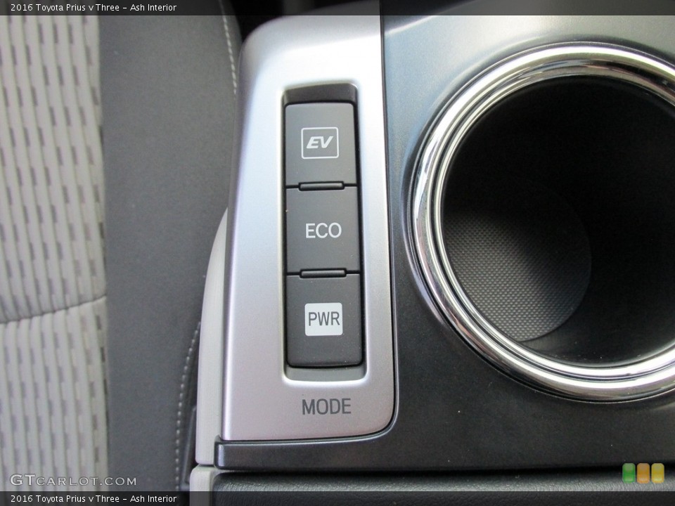 Ash Interior Controls for the 2016 Toyota Prius v Three #113879452