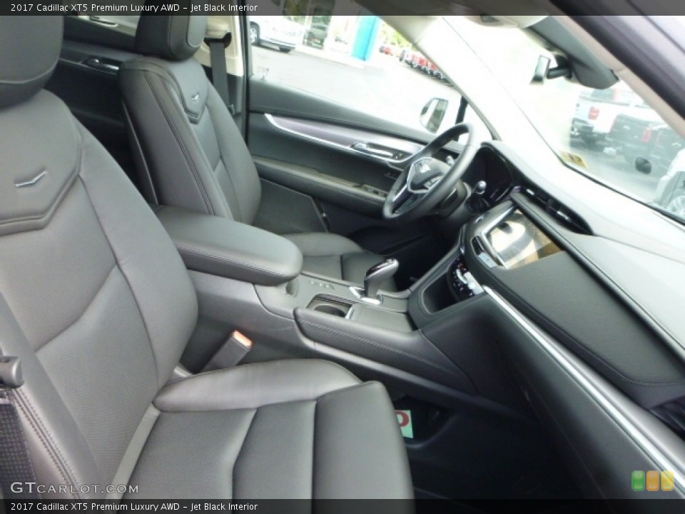 Jet Black Interior Front Seat for the 2017 Cadillac XT5 Premium Luxury AWD #113882950