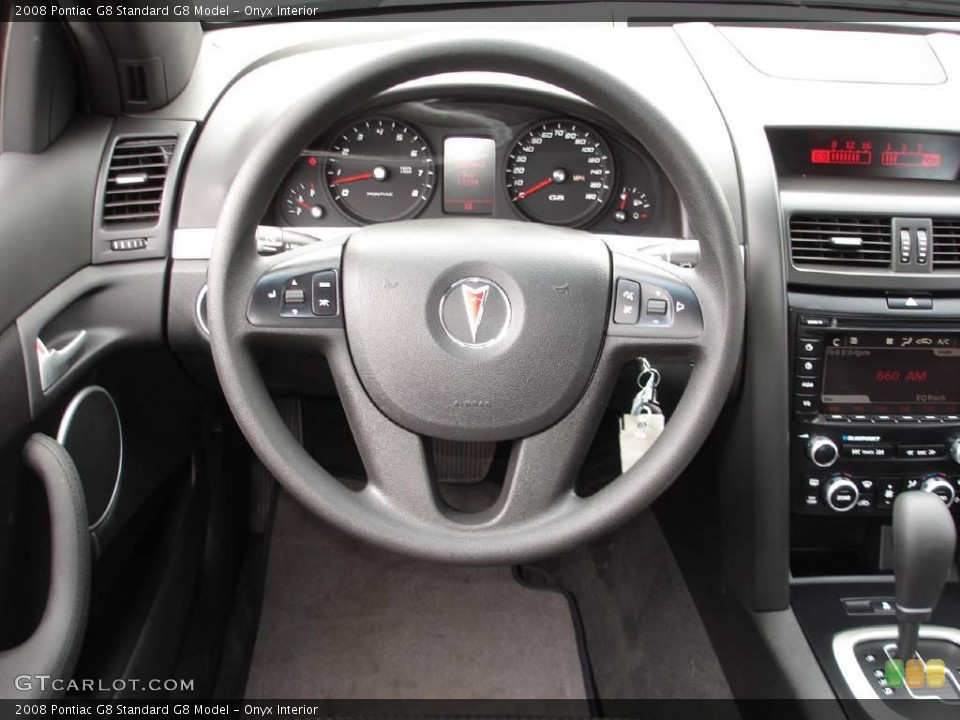 Onyx Interior Steering Wheel for the 2008 Pontiac G8  #11390766
