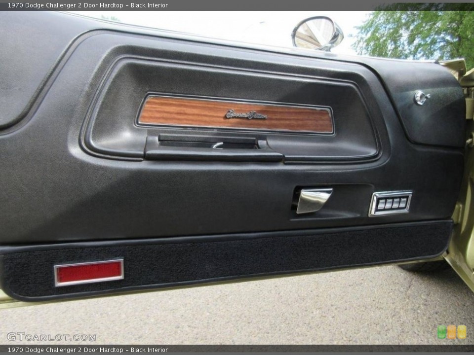 Black Interior Door Panel for the 1970 Dodge Challenger 2 Door Hardtop #113917499