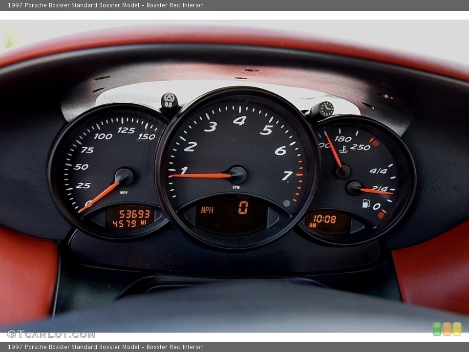 Boxster Red Interior Gauges for the 1997 Porsche Boxster  #113949601