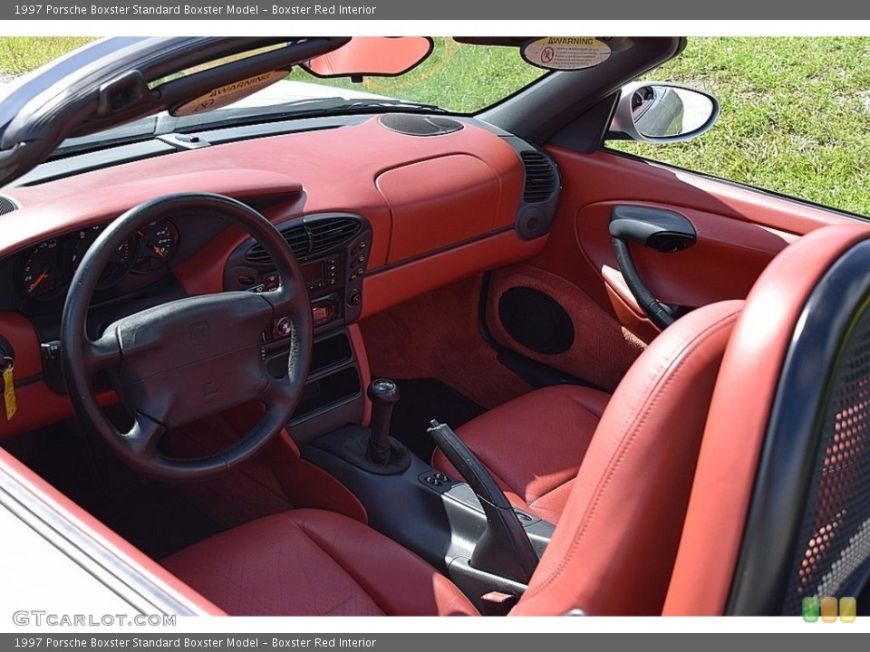 Boxster Red Interior Photo for the 1997 Porsche Boxster  #113949625