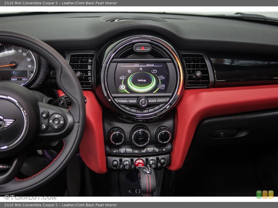 Leather/Cloth Black Pearl Interior Controls for the 2016 Mini Convertible Cooper S #113960998