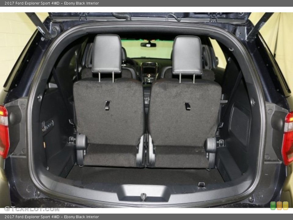 Ebony Black Interior Trunk for the 2017 Ford Explorer Sport 4WD #113970754