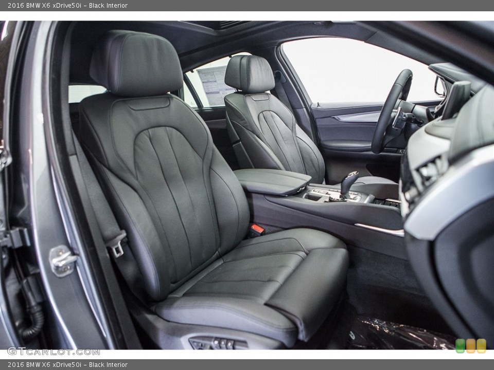 Black Interior Photo for the 2016 BMW X6 xDrive50i #113990661