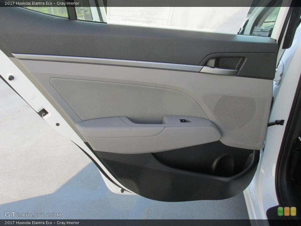 Gray Interior Door Panel for the 2017 Hyundai Elantra Eco #114001160