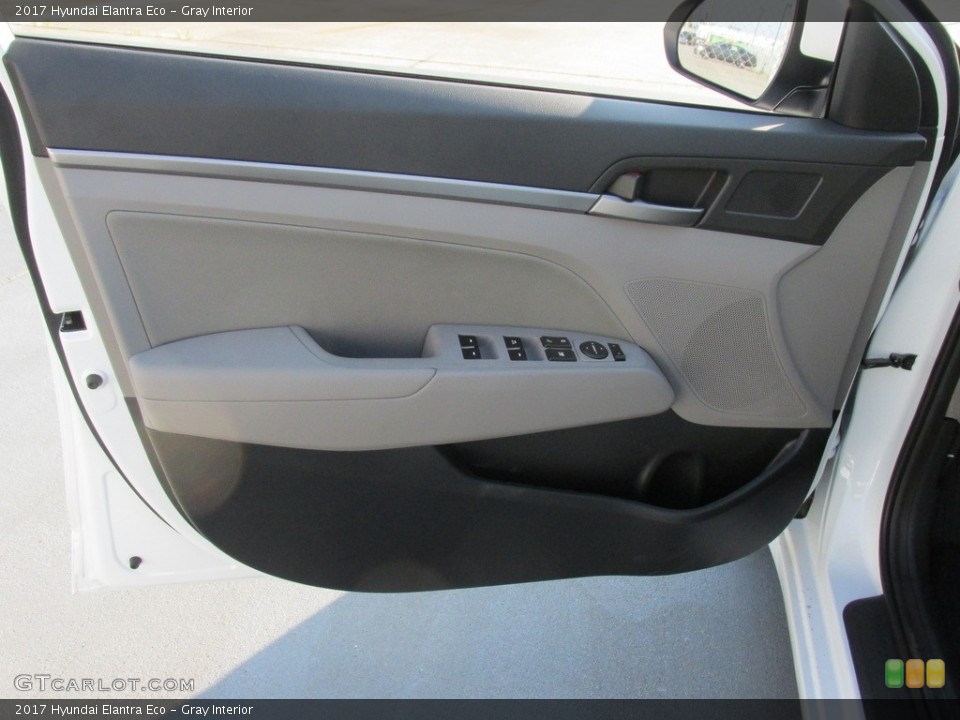 Gray Interior Door Panel for the 2017 Hyundai Elantra Eco #114001210