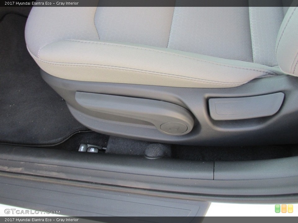 Gray Interior Front Seat for the 2017 Hyundai Elantra Eco #114001288
