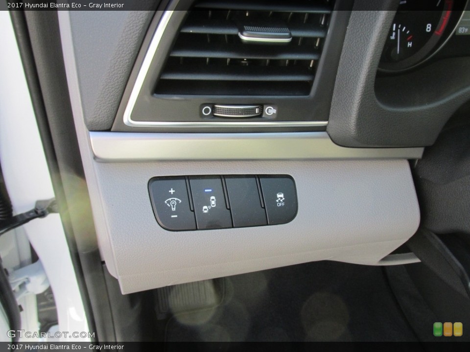 Gray Interior Controls for the 2017 Hyundai Elantra Eco #114001555
