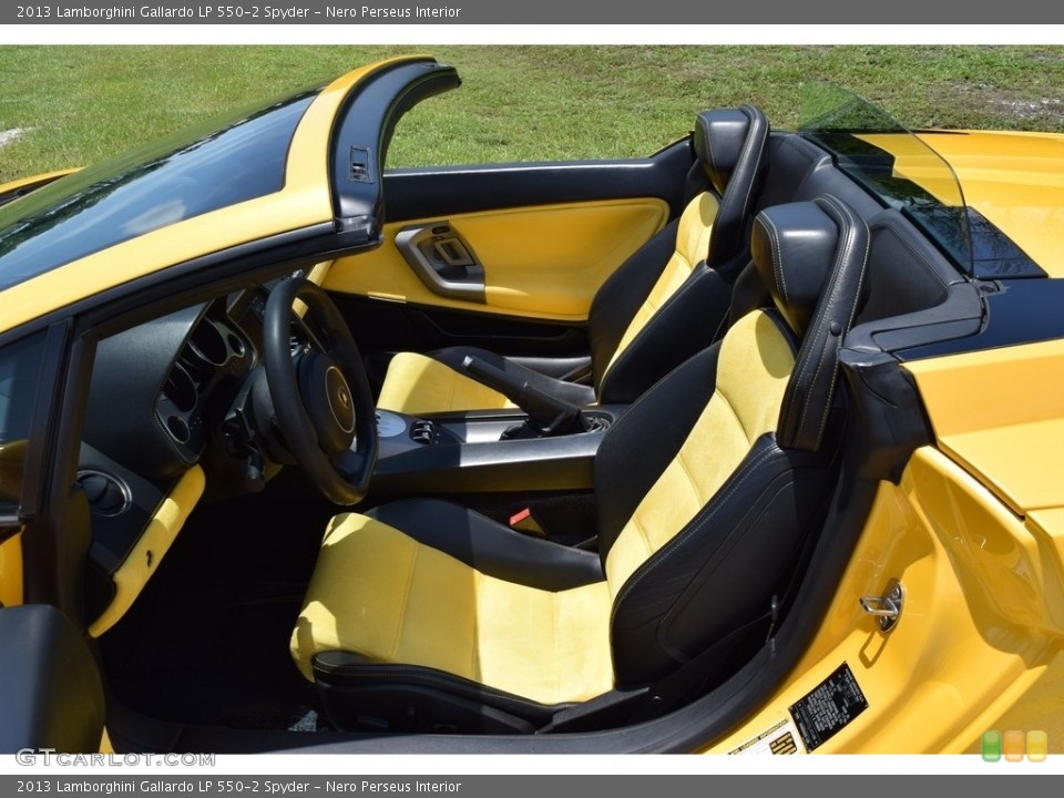 Nero Perseus Interior Photo for the 2013 Lamborghini Gallardo LP 550-2 Spyder #114007587