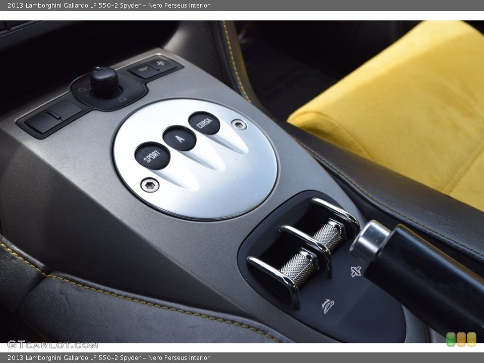 Nero Perseus Interior Transmission for the 2013 Lamborghini Gallardo LP 550-2 Spyder #114008473