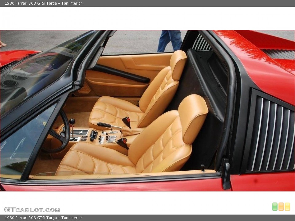 Tan Interior Front Seat for the 1980 Ferrari 308 GTSi Targa #114015052
