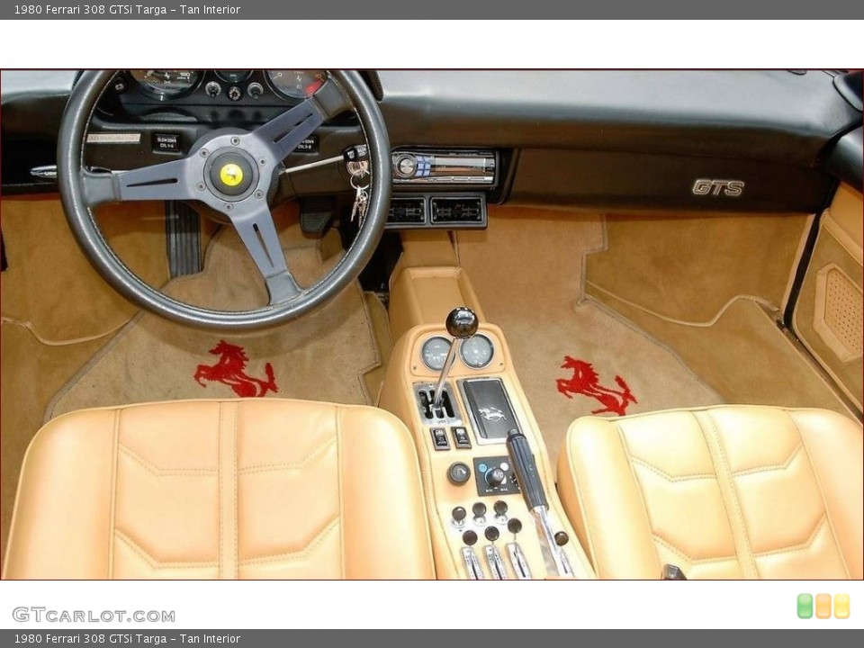 Tan Interior Photo for the 1980 Ferrari 308 GTSi Targa #114015061