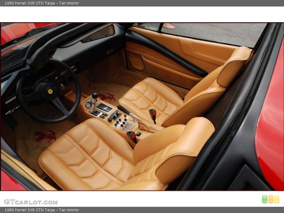 Tan Interior Front Seat for the 1980 Ferrari 308 GTSi Targa #114015085