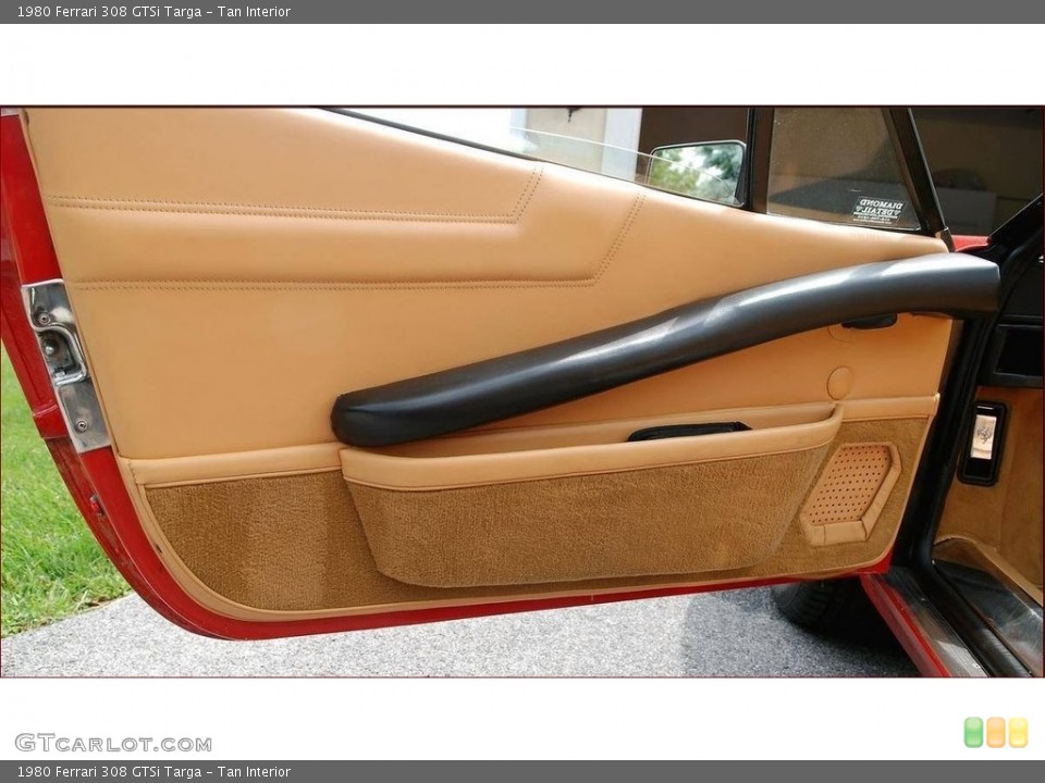 Tan Interior Door Panel for the 1980 Ferrari 308 GTSi Targa #114015202