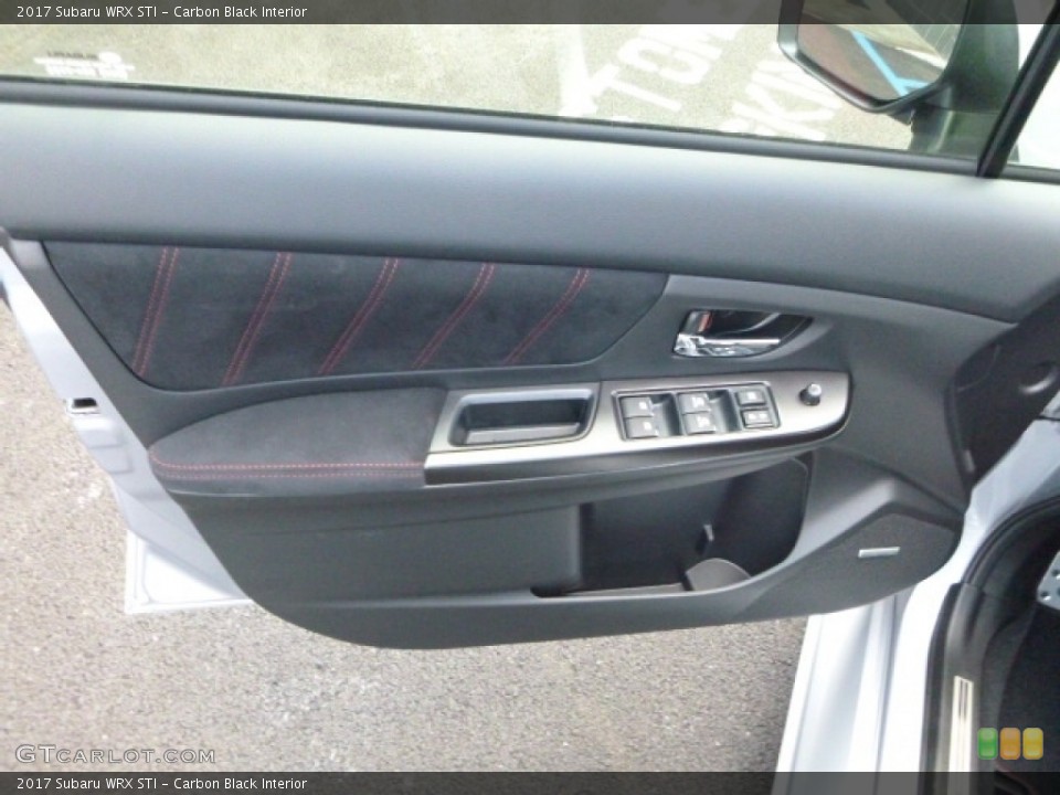 Carbon Black Interior Door Panel for the 2017 Subaru WRX STI #114057266