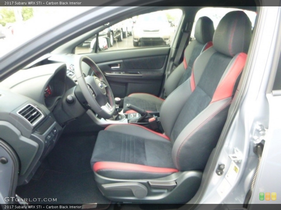 Carbon Black Interior Photo for the 2017 Subaru WRX STI #114057284