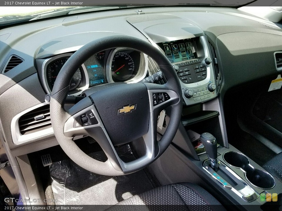 Jet Black Interior Dashboard for the 2017 Chevrolet Equinox LT #114064301