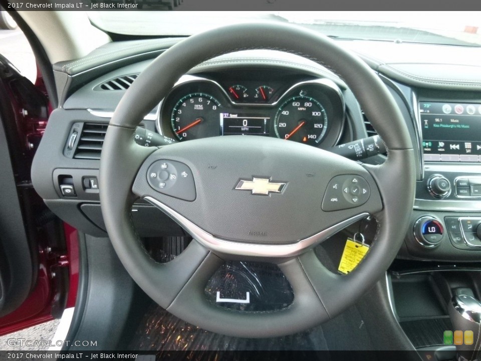 Jet Black Interior Steering Wheel for the 2017 Chevrolet Impala LT #114067385
