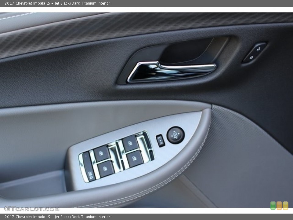 Jet Black/Dark Titanium Interior Controls for the 2017 Chevrolet Impala LS #114074504