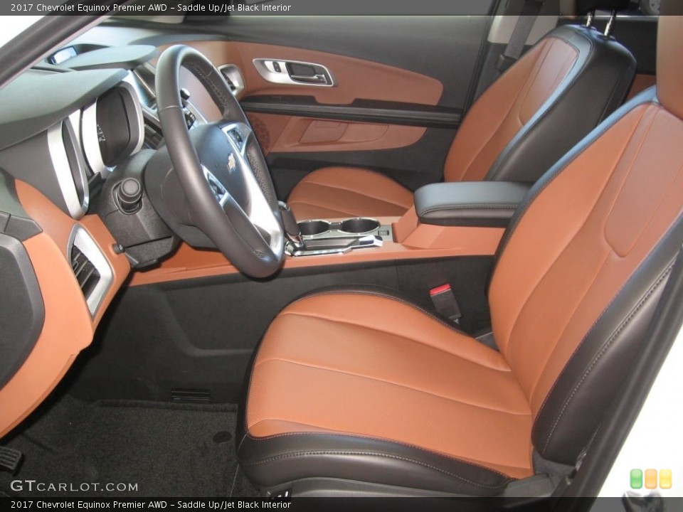 Saddle Up/Jet Black Interior Photo for the 2017 Chevrolet Equinox Premier AWD #114086382