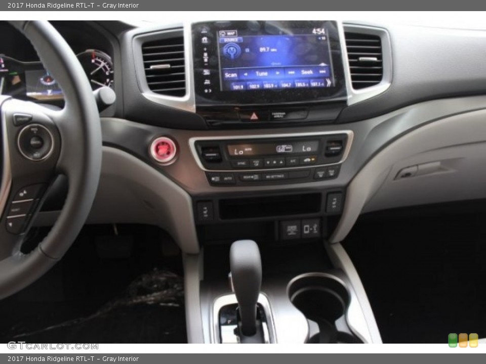 Gray Interior Dashboard for the 2017 Honda Ridgeline RTL-T #114092909