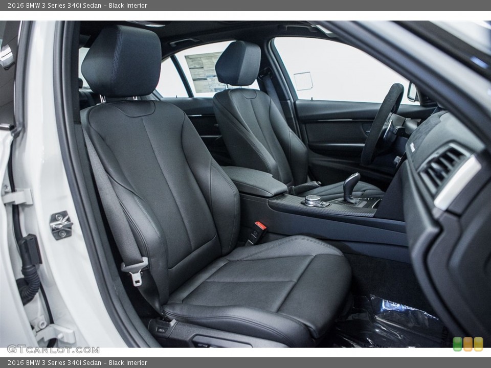 Black Interior Front Seat for the 2016 BMW 3 Series 340i Sedan #114101171