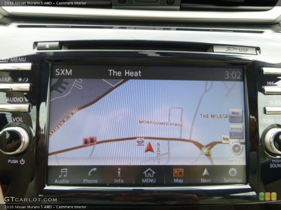 Cashmere Interior Navigation for the 2016 Nissan Murano S AWD #114114091