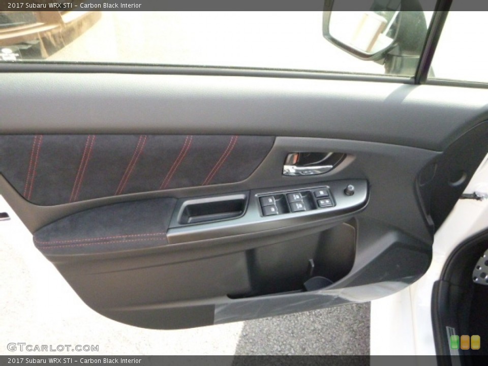 Carbon Black Interior Door Panel for the 2017 Subaru WRX STI #114115786