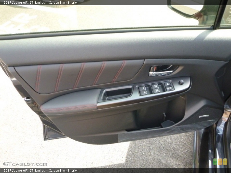 Carbon Black Interior Door Panel for the 2017 Subaru WRX STI Limited #114116230