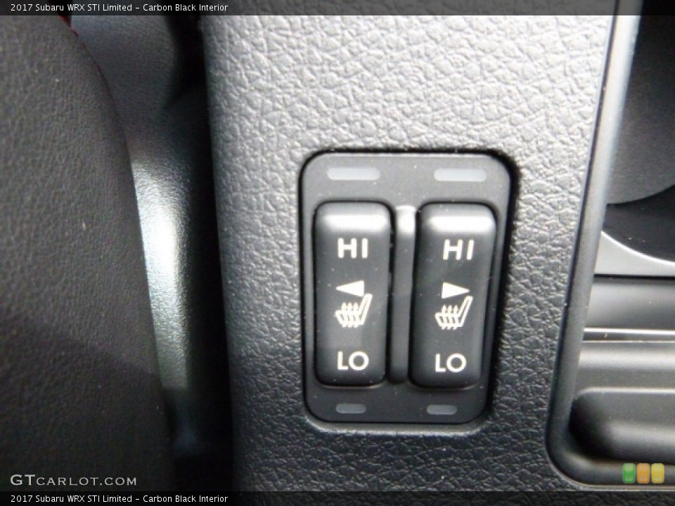 Carbon Black Interior Controls for the 2017 Subaru WRX STI Limited #114116338