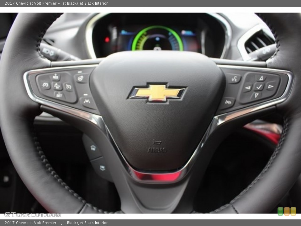 Jet Black/Jet Black Interior Controls for the 2017 Chevrolet Volt Premier #114126130