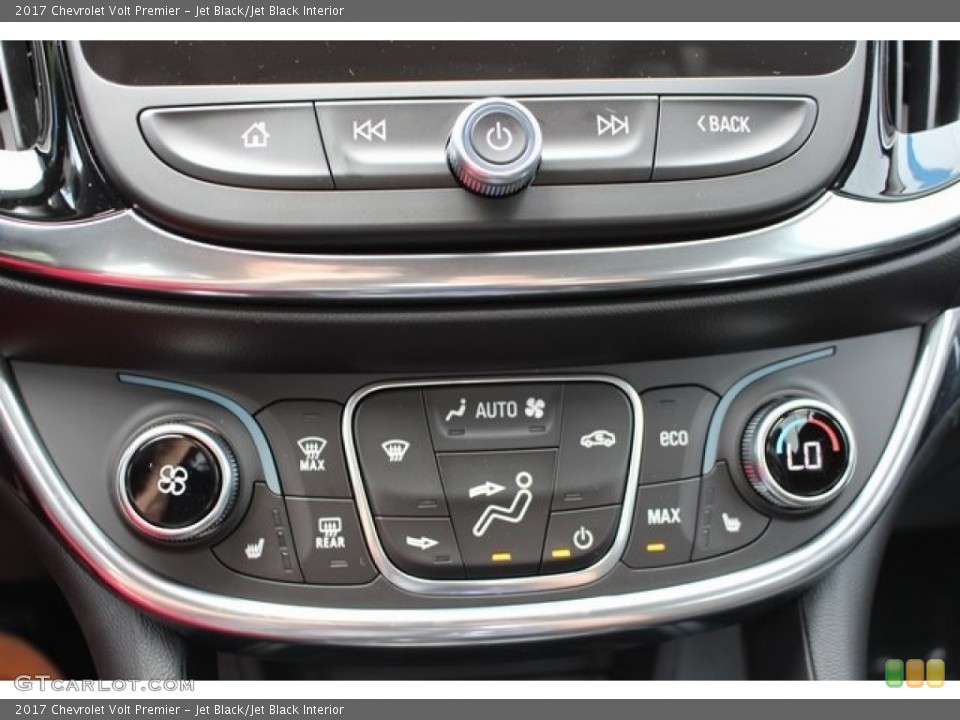 Jet Black/Jet Black Interior Controls for the 2017 Chevrolet Volt Premier #114126475