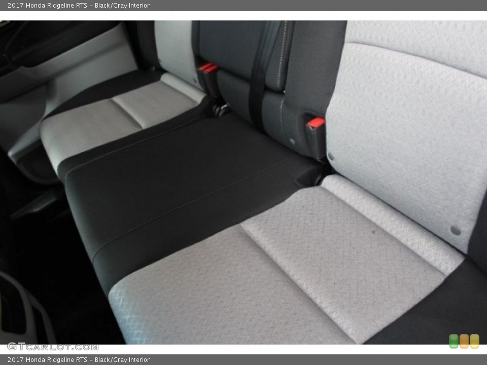 Black/Gray Interior Rear Seat for the 2017 Honda Ridgeline RTS #114144073