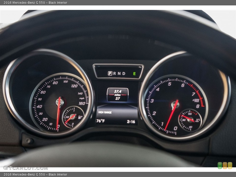 Black Interior Gauges for the 2016 Mercedes-Benz G 550 #114147940