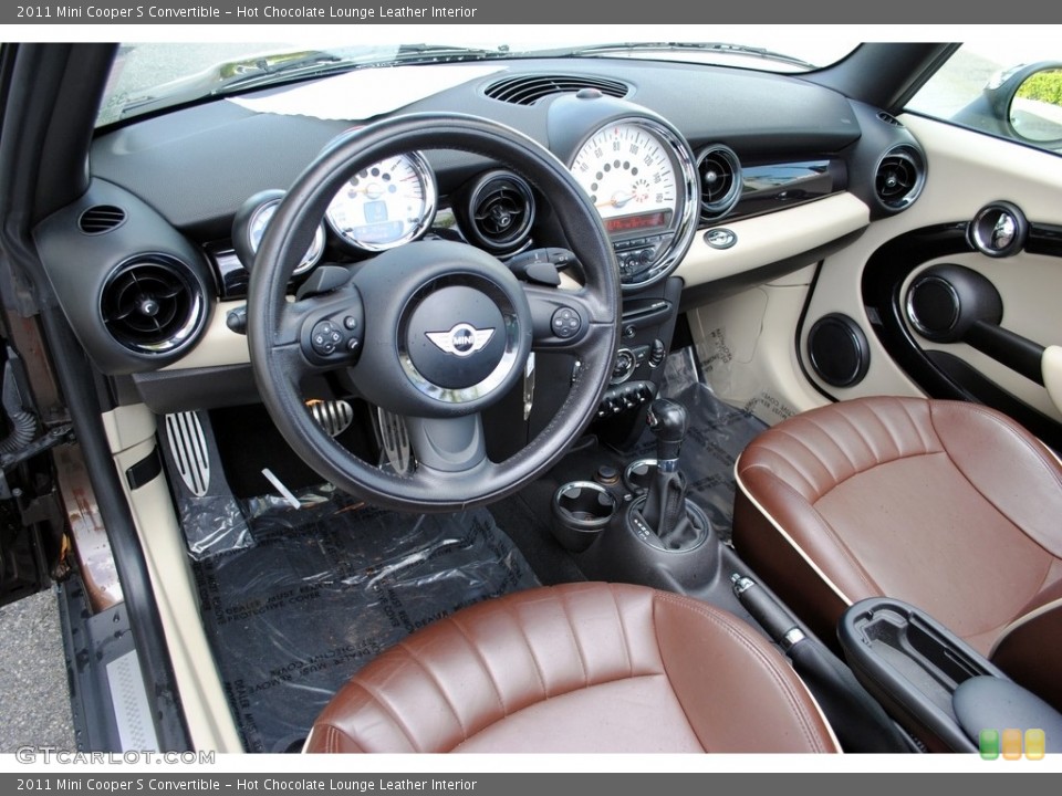 Hot Chocolate Lounge Leather Interior Photo for the 2011 Mini Cooper S Convertible #114155251