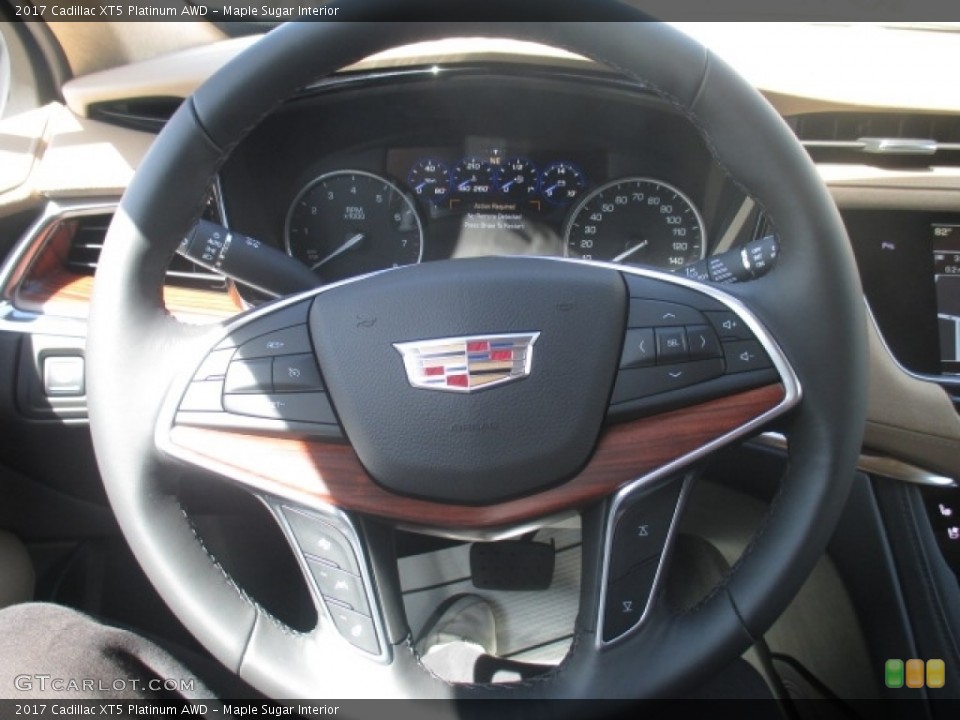 Maple Sugar Interior Steering Wheel for the 2017 Cadillac XT5 Platinum AWD #114187909