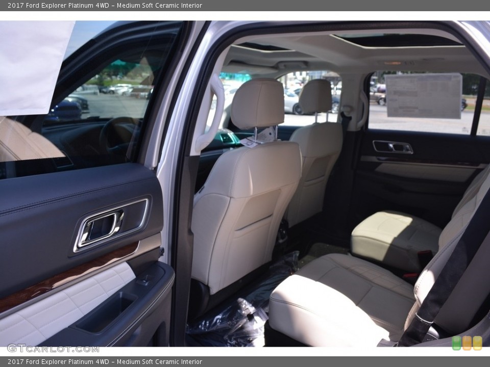 Medium Soft Ceramic Interior Rear Seat for the 2017 Ford Explorer Platinum 4WD #114197163