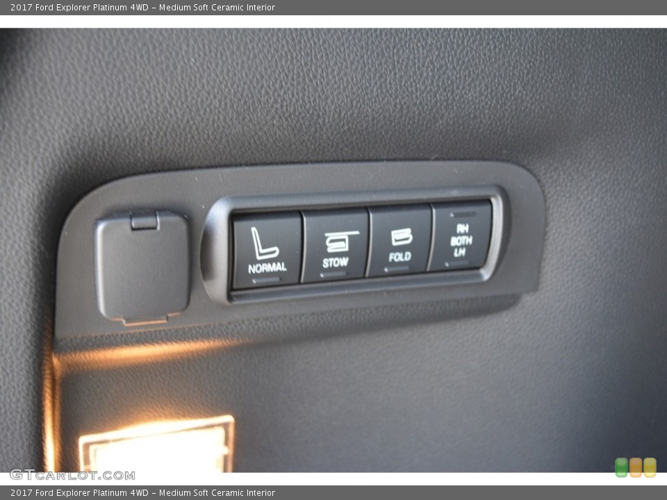 Medium Soft Ceramic Interior Controls for the 2017 Ford Explorer Platinum 4WD #114197205