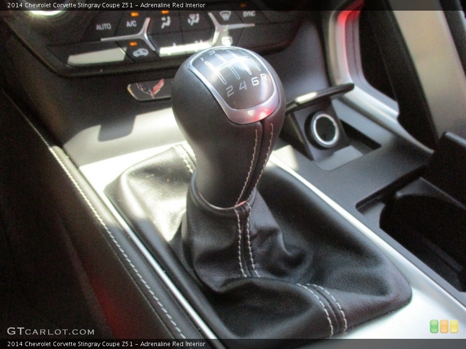 Adrenaline Red Interior Transmission for the 2014 Chevrolet Corvette Stingray Coupe Z51 #114201171