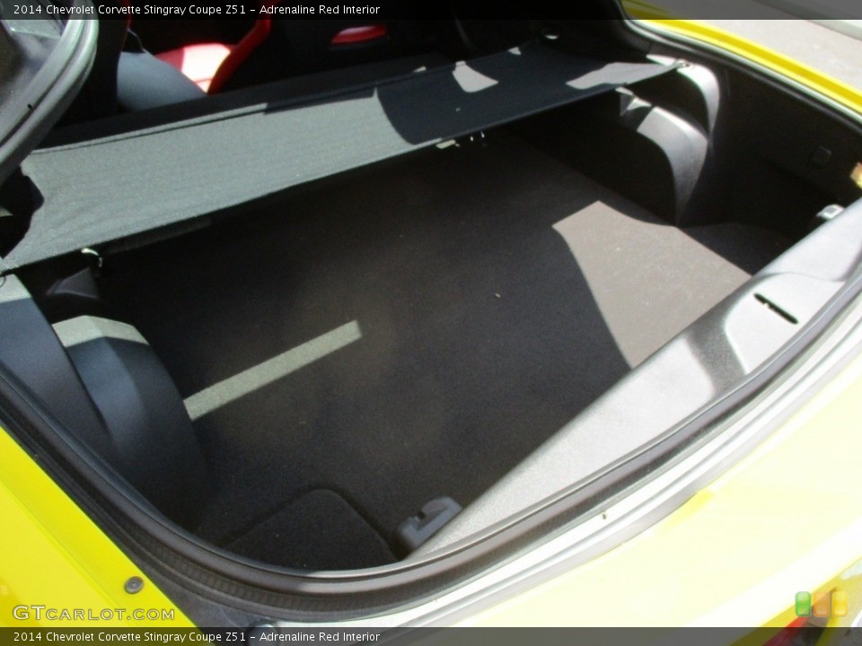 Adrenaline Red Interior Trunk for the 2014 Chevrolet Corvette Stingray Coupe Z51 #114201417
