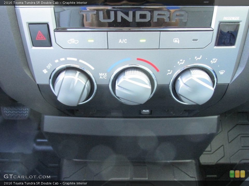 Graphite Interior Controls for the 2016 Toyota Tundra SR Double Cab #114217464