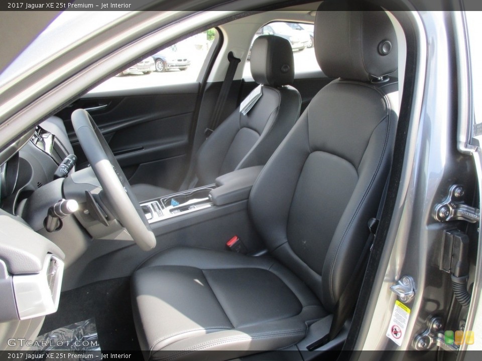 Jet Interior Front Seat for the 2017 Jaguar XE 25t Premium #114220752