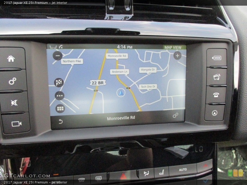 Jet Interior Navigation for the 2017 Jaguar XE 25t Premium #114220839