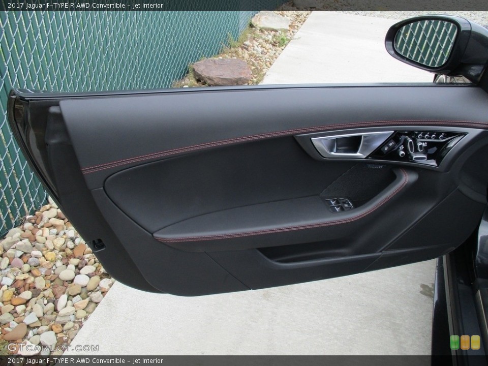 Jet Interior Door Panel for the 2017 Jaguar F-TYPE R AWD Convertible #114221274