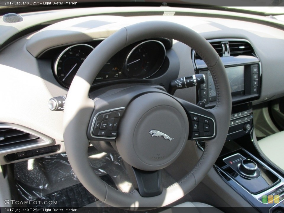 Light Oyster Interior Steering Wheel for the 2017 Jaguar XE 25t #114221808